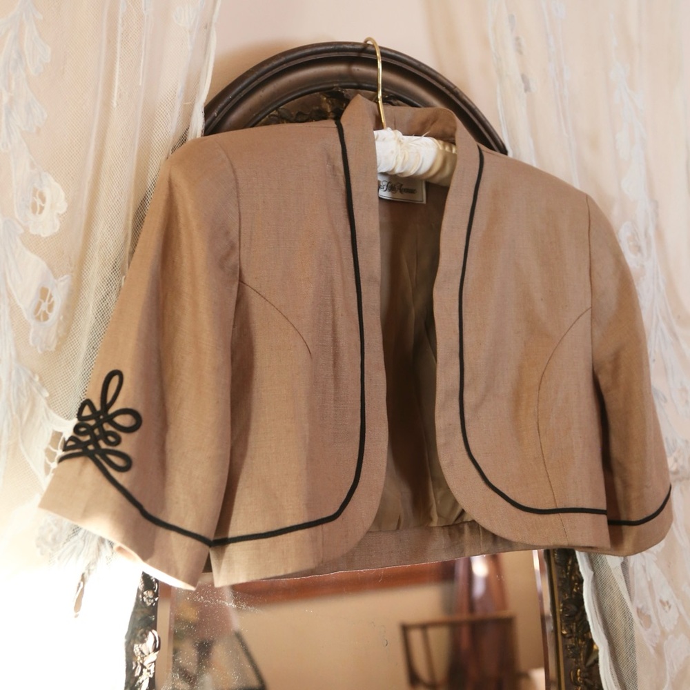 Vintage Ronnie Heller for Saks Fifth Avenue Bolero Jacket